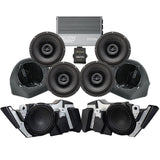 Velocity Stage 4Ultimate A2B Plug & Play Amp And Speaker Package with Modular Subwoofer Kit For 2025 Harley Davidson® Street Glide Ultra Motorcycles Adds Tour Pak Pods