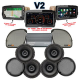 Velocity Stage 4 Plug & Play Amp And Speaker Package With SoundStream Reserve V2 Radio For 2015-2024 Harley Davidson® Road Glide Ultra / Limited