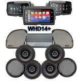 Velocity Stage 4 Plug & Play Amp And Speaker Package With SoundStream Reserve WHD14+ Radio For 2015-2024 Harley Davidson® Road Glide Ultra / Limited