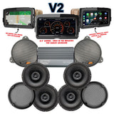 Velocity Stage 4 Plug & Play Amp And Speaker Package With SoundStream Reserve V2 Radio For 2014-2023 Harley Davidson® Street Glide and Electra Glide