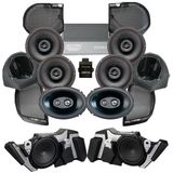 Velocity Stage 6 Ultimate A2B Plug & Play Amp And Speaker Package with Modular Subwoofer Kit For 2024-Up Harley Davidson® Street Glide Motorcycles