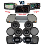 Velocity Stage 6 Plug & Play Amp and Speaker Package With Soundstream Reserve V2 Radio For 2015-2016 Harley Davidson® CVO Road Glide Ultra