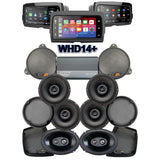 Velocity Stage 6 Plug & Play Amp and Speaker Package with SoundStream Reserve WHD14+ Radio For 2014-2023 Harley Davidson® Street Glide and Electra Glide