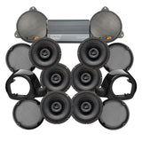 Velocity Stage 6 Plug & Play Amp and Speaker Package with Liquid-Cooled Lower Fairing Adapters For 2021-2023 Harley Davidson® CVO Tri Glide with Factory or Existing Soundstream Reserve Radios