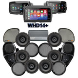 Velocity Stage 6 Plug & Play Amp and Speaker Package with Complete Lower Fairing Adapters and SoundStream Reserve WHD14+ Radio For 2015-2023 Harley Davidson® Road Glide