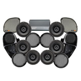 Velocity Stage 6 Plug & Play Amp and Speaker Package with Complete Lower Fairing Adapters For 2015-2023 Harley Davidson® Road Glide with Factory or Existing SoundStream Reserve Radios