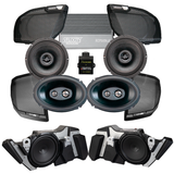 Velocity Stage 4 Ultimate A2B Plug & Play Amp And Speaker Package with Modular Subwoofer Kit For 2024-Up Harley Davidson® Base Model Road Glide Motorcycle