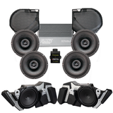 Velocity Stage 4 Ultimate A2B Plug & Play Amp And Speaker Package with Modular Subwoofer Kit For 2024-Up Harley Davidson® Base Model Street Glide Motorcycles