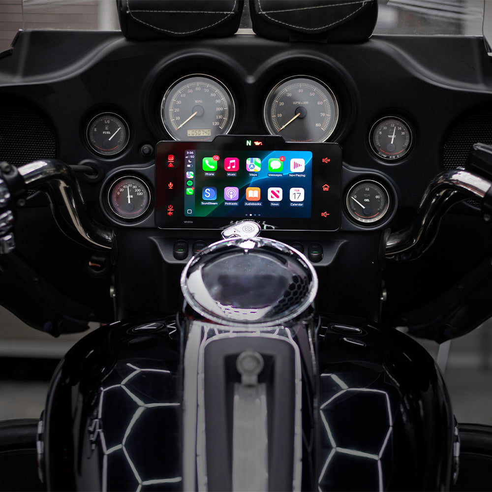 SoundStream Reserve WHD.SG Plug-N-Play Upgrade Headunit for 1998-2013 Harley Davidson® Street Glide with Wireless Apple CarPlay®, Android Auto® & SiriusXM Ready®