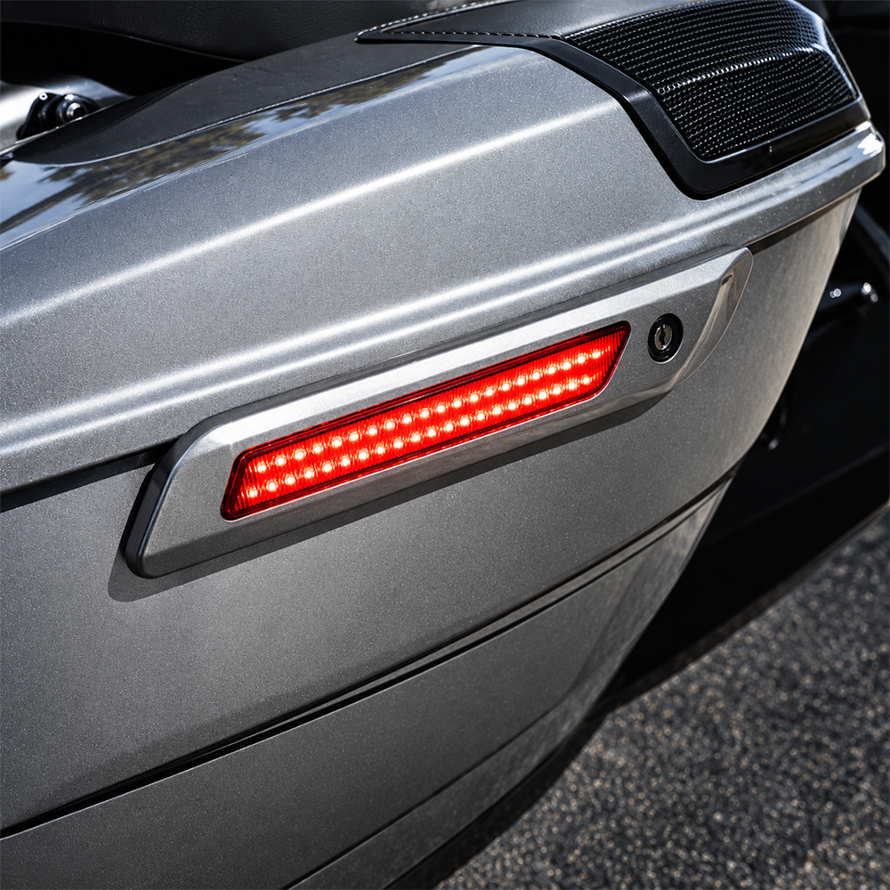 Custom Dynamics CD-LATCH-2026 LED Saddlebag Latch Reflector Replacement for 2026 Harley Davidson® Touring Motorcycles