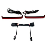 Custom Dynamics Low Profile BAGZ LED Saddlebag Lights with Red Lenses for 2023-2025 Harley Davidson® CVO Street Glide and CVO Road Glide Motorcycles