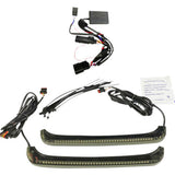 Custom Dynamics CD-LPDC-BCM-S / 2040-2686 Low Profile BAGZ LED Saddlebag Lights with Dual Color Sequential Run Brake and Amber Turn Signals Lenses for 2014-2024 Harley Davidson® Motorcycles ( 20402686)