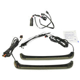 Custom Dynamics CD-LPDC-BCM4-S / 2040-2687 Low Profile BAGZ LED Saddlebag Lights with Sequential Amber Turn Signal Lenses for 2014-2022 Harley Davidson® CVO Motorcycles ( 20402687 )