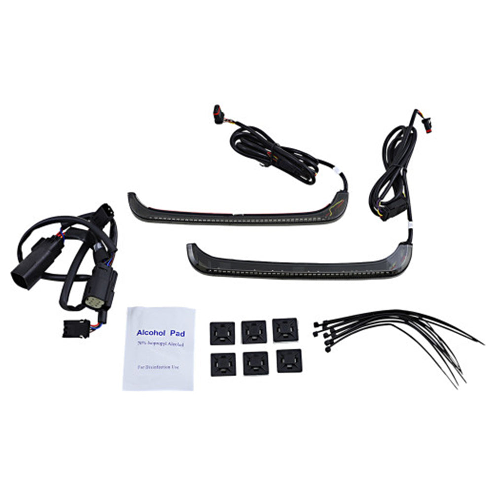 Custom Dynamics CD-LPDC-BCM4-S / 2040-2687 Low Profile BAGZ LED Saddlebag Lights with Sequential Amber Turn Signal Lenses for 2014-2022 Harley Davidson® CVO Motorcycles ( 20402687 )