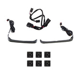 Custom Dynamics CD-LPDC-BCM4-S / 2040-2687 Low Profile BAGZ LED Saddlebag Lights with Sequential Amber Turn Signal Lenses for 2014-2022 Harley Davidson® CVO Motorcycles ( 20402687 )
