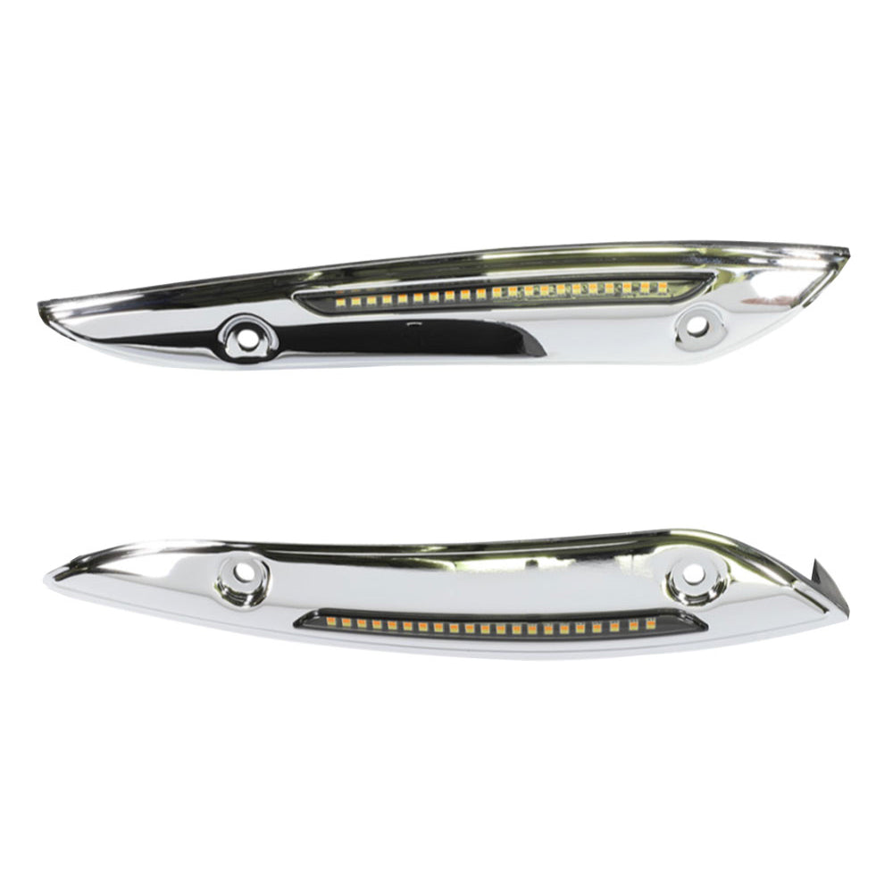Custom Dynamics LED Windshield Trim Turn Signals for 2015-2025 Harley Davidson® Road Glide Motorcycles