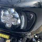 Custom Dynamics CD-RG-V-AW2-BB LED Vent Inserts with Auxiliary Turn Signal For 2015-2025 Harley Davidson® Road Glide Motorcycles ( 20402815 )
