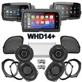 Cicada Audio CHX Stage 4 Plug & Play Amp And Speaker Package With Soundstream Reserve WHD14+ Radio For 2015-2021 Harley Davidson® CVO Road Glide