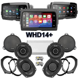 Cicada Audio CHX Stage 4 Plug & Play Amp And Speaker Package With Soundstream Reserve WHD14+ Radio For 2021-2023 Harley Davidson® CVO Street Glide With HD Audio By Rockford