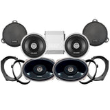 Cicada Audio CX Stage 4 Plug & Play Amp And Speaker Package For 2021-2023 Harley Davidson® CVO Street Glide With HD Audio By Rockford For Factory Radio or Existing Soundstream Reserve Radios