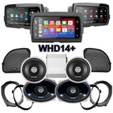 Cicada Audio CX Stage 4 Plug & Play Amp And Speaker Package With Soundstream Reserve WHD14+ Radio For 2021-2023 Harley Davidson® CVO Road Glide With HD Audio By Rockford