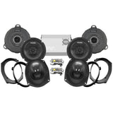 Cicada Audio CXK Stage 4 Plug & Play Amp And Speaker Package For 2021-2023 Harley Davidson® CVO Street Glide With HD Audio By Rockford For Factory Radio or Existing Soundstream Reserve Radios