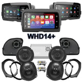 Cicada Audio CXK Stage 4 Plug & Play Amp And Speaker Package With Soundstream Reserve WHD14+ Radio For 2021-2023 Harley Davidson® CVO Road Glide With HD Audio By Rockford