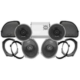 Cicada Audio CXX Stage 4 Plug & Play Amp and Speaker Package For 2015-2021 Harley Davidson® CVO Road Glide with Factory or Existing Soundstream Reserve Radios