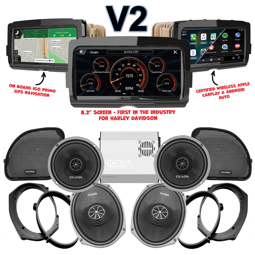 Cicada Audio CXX Stage 4 Plug & Play Amp And Speaker Package With