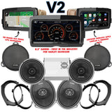 Cicada Audio CXX Stage 4 Plug & Play Amp And Speaker Package With Soundstream Reserve V2 Radio For 2021-2023 Harley Davidson® CVO Street Glide With HD Audio By Rockford