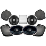 Cicada Audio CX Stage 4 Plug & Play Amp and Speaker Package For 2014-2023 Harley Davidson® Street Glide, Electra Glide, and Ultra with Factory or Existing SoundStream Reserve Radios