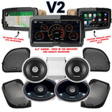 Cicada Audio CX Stage 4 Plug & Play Amp And Speaker Package With Soundstream Reserve V2 Radio For 2015-2023 Harley Davidson® Road Glide
