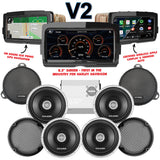 Cicada Audio CX Stage 4 Plug & Play Amp And Speaker Package With Soundstream Reserve V2 Radio For 2020-2021 Harley Davidson® CVO Tri Glide