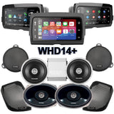 Cicada Audio CX Stage 4 Plug & Play Amp And Speaker Package With Soundstream Reserve WHD14+ Radio For 2014-2023 Harley Davidson® Street Glide, Electra Glide, And Ultra