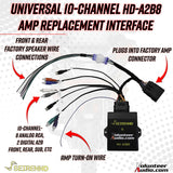Volunteer Audio 10-Channel HD-A2B8 Amplifier Replacement Interface for 2023.5-Up Harley Davidson® Motorcycles