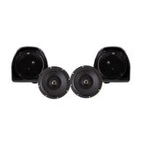 Precision Power MAS.654 6.5″ Coaxial Speakers + Metra BC-HDLSP-1 Lower Fairing Speaker Pods For 1983-2013 Harley Davidson®
