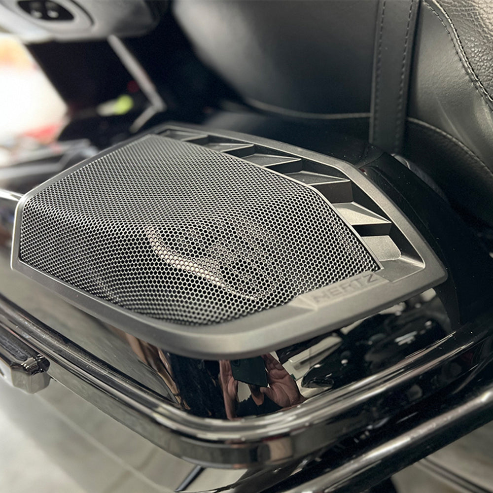 Hertz HD14H 6X9″ Saddlebag Speaker Installation Kit with wiring for 2014-2023 Harley Davidson® Touring Models