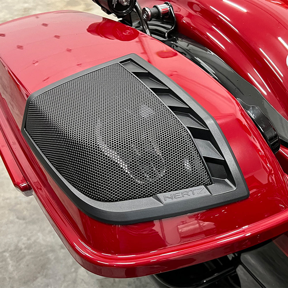 h＆h Hertz HD14H 6X9″ Saddlebag Speaker Installation Kit with wiring