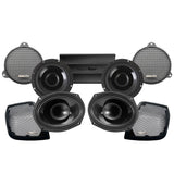 Precision Power HT Stage 4 Plug & Play Amp and Speaker Package For 2014-2023 Harley Davidson® Street Glide, Electra Glide, and Ultra with Factory or Existing SoundStream Reserve Radios