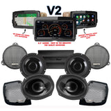 Precision Power HT Stage 4 Plug & Play Amp and Speaker Package With Soundstream Reserve V2 Radio For 2014-2023 Harley Davidson® Street Glide, Electra Glide, And Ultra