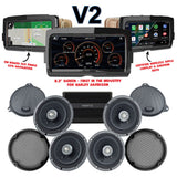 Kenwood Stage 4 Plug & Play Amp And Speaker Package With SoundStream Reserve V2 Radio For 2014-2023 Harley Davidson® Street Glide and Electra Glide