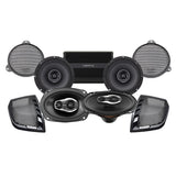 Hertz Stage 4 Plug & Play Amp And Speaker Package For 2014-2025 Harley Davidson® Electra Glide Standard & Electra / Road Glide Police Motorcycles for Existing SoundStream Reserve Radio
