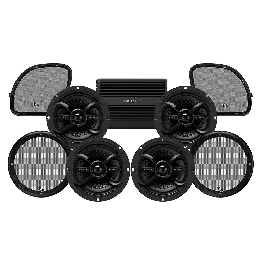 Infinity Stage 4 Plug & Play Amp and Speaker Package For 2015-2024 Harley Davidson® Road Glide Ultra / Limited with Factory or Existing SoundStream Reserve Radios