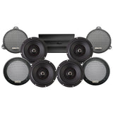 Precision Power Stage 4 Plug & Play Amp and Speaker Package For 2014-2023 Harley Davidson® Street Glide and Electra Glide with Factory or Existing SoundStream Reserve Radios