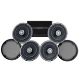 Kenwood Stage 4 Plug & Play Amp and Speaker Package For 2015-2024 Harley Davidson® Road Glide Ultra / Limited with Factory or Existing SoundStream Reserve Radios