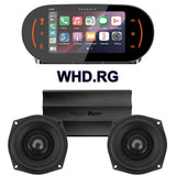 Precision Power 5.25" Stage 2 Plug & Play Amp And Speaker Package With Soundstream Reserve WHD.RG Radio For 1998-2013 Harley Davidson® Road Glide
