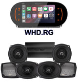Precision Power Stage 4 Plug & Play Amp And Speaker Package With SoundStream Reserve WHD.RG Radio For 1998-2013 Harley Davidson® Road Glide