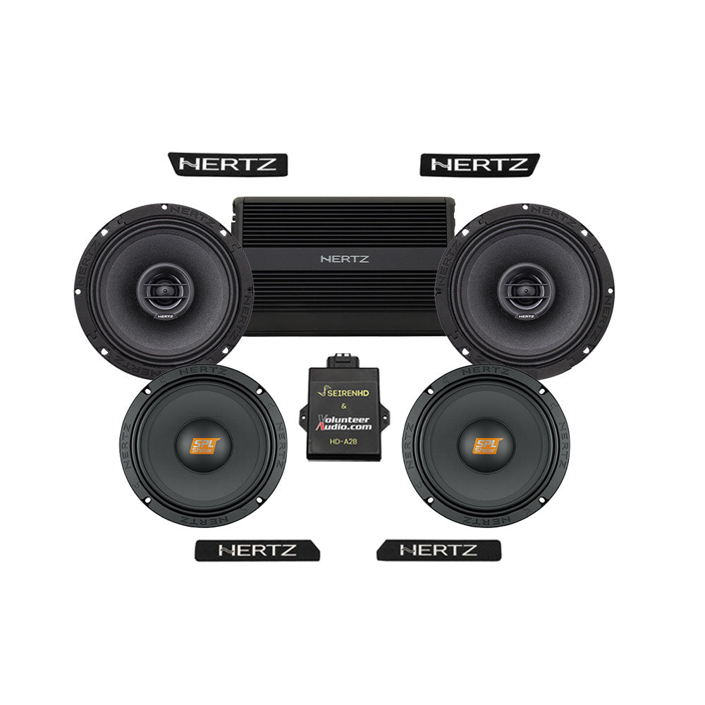 Hertz Premium A2B Stage 4 Plug & Play Amp And Speaker Package For
