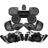 Hertz A2B Stage 4 Ultimate Plug & Play Amp And Speaker Package with Modular Subwoofer Kit For 2024-Up Harley Davidson® Base Model Street Glide Motorcycle Saddlebag Lids