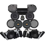 Hertz A2B Stage 4 Ultimate Plug & Play Amp And Speaker Package with Modular Subwoofer Kit For 2024-Up Harley Davidson® Base Model Street Glide Motorcycles with Tour Paks